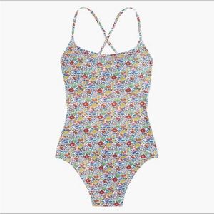 J Crew Liberty print one-piece